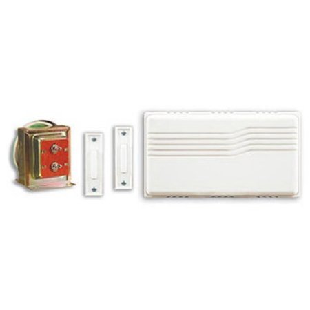 GLOBE ELECTRIC WHT Wired Doorbell Kit SL-27102-02